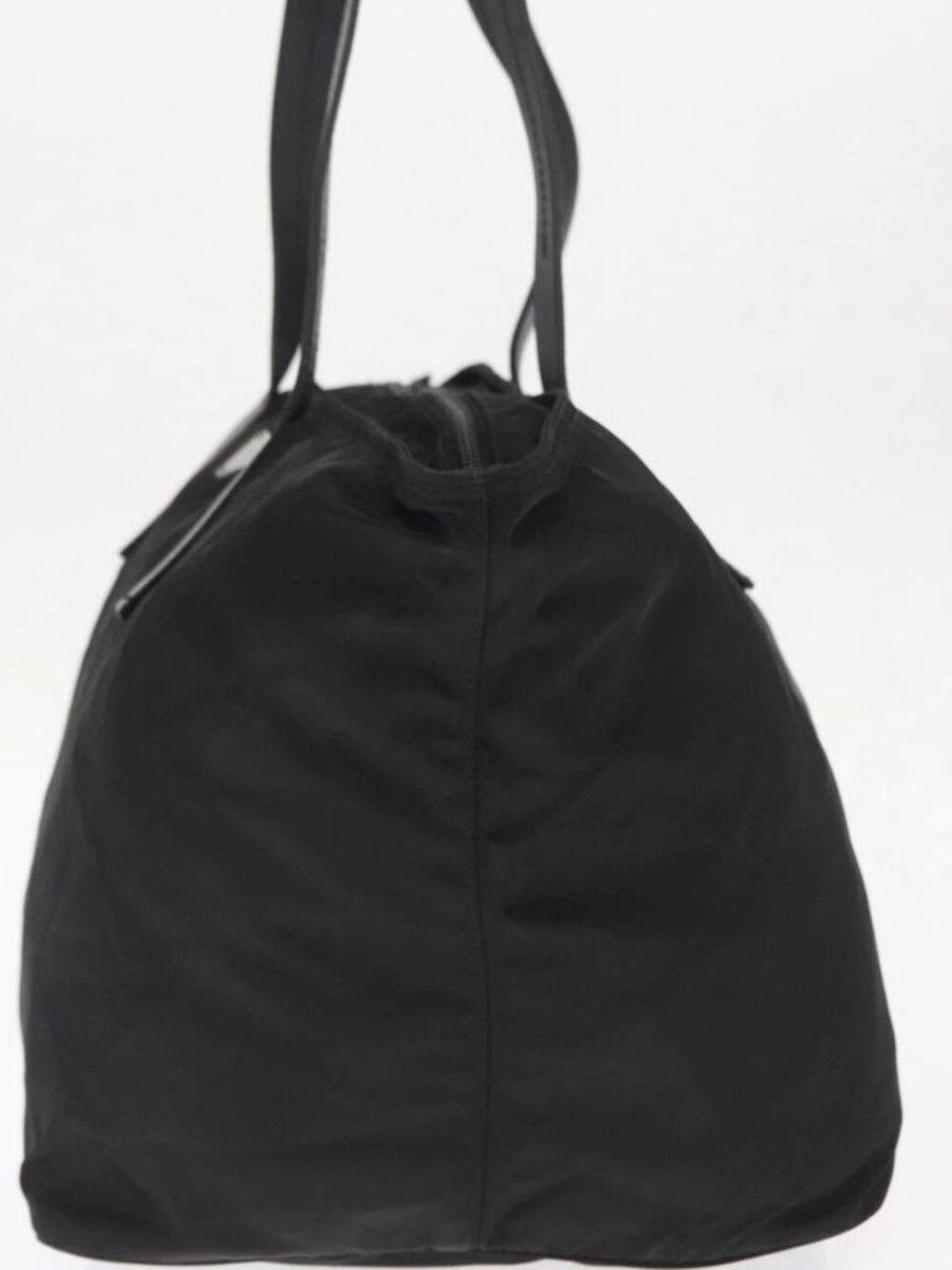 PRADA Tote Bag Nylon Black Silver Auth - Picture 13 of 16